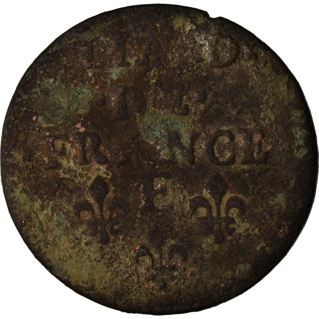 Munten, Frankrijk, Louis XIV, Liard de France au buste juvénile, deuxième