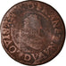 Münze, Frankreich, Louis XIII, Double tournois, buste juvénile au col fraisé