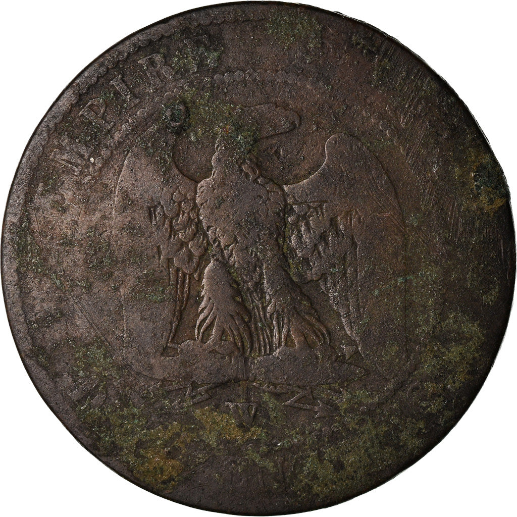 Moneta, Francia, Napoleon III, Napoléon III, 10 Centimes, 1854, Lille, B+