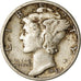 Monnaie, États-Unis, Mercury Dime, Dime, 1943, U.S. Mint, San Francisco, TTB