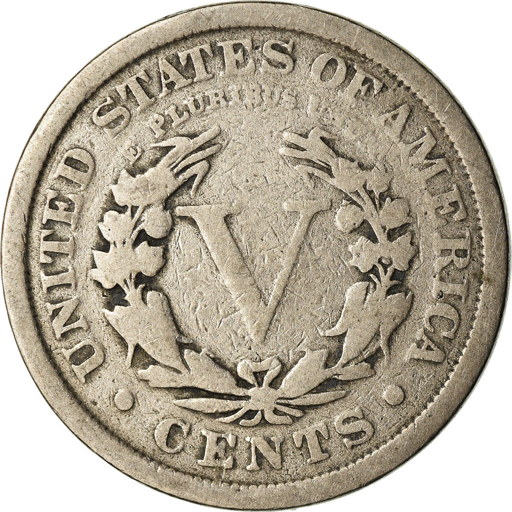Moeda, Estados Unidos da América, Liberty Nickel, 5 Cents, 1911, U.S. Mint