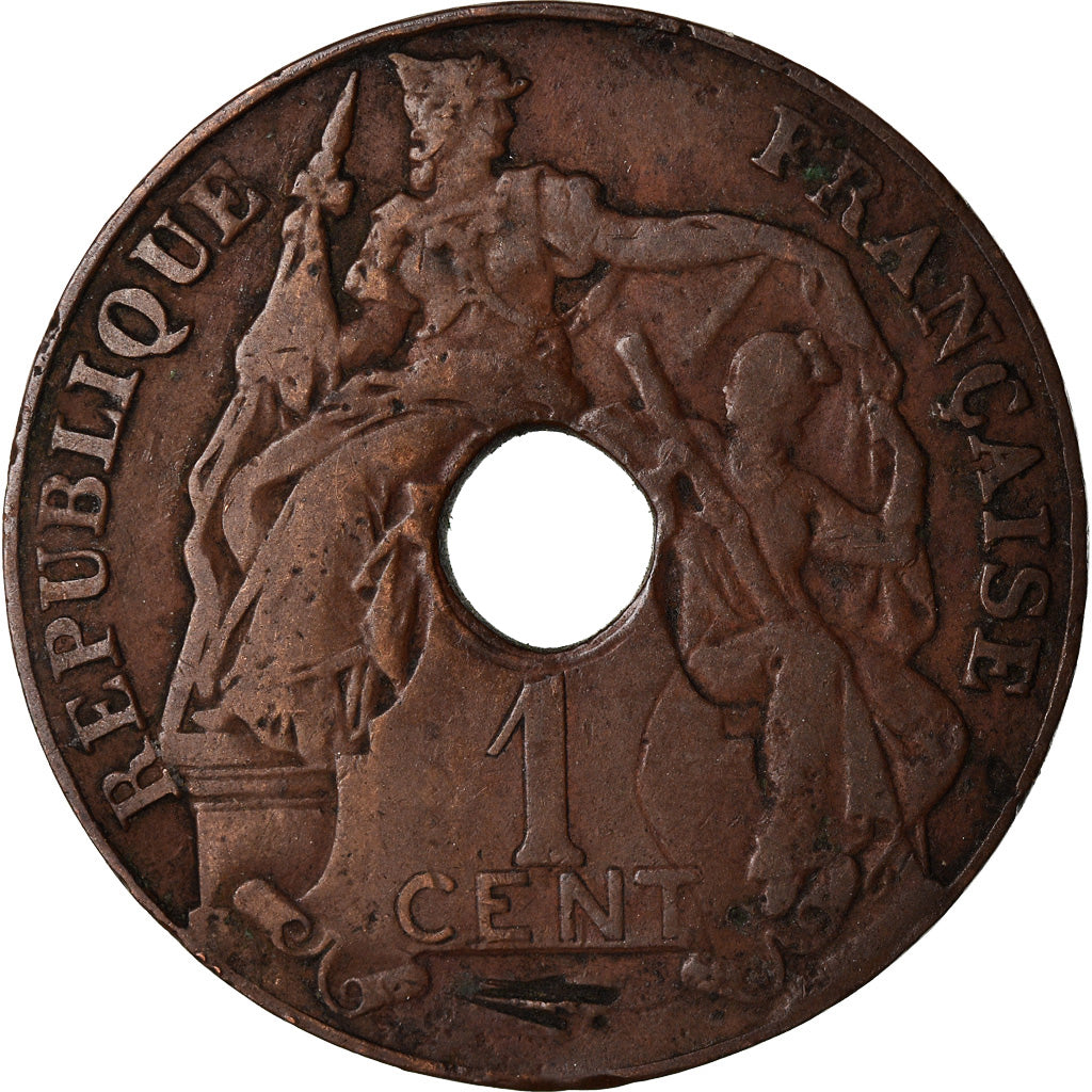 Monnaie, FRENCH INDO-CHINA, Cent, 1922, Paris, TTB, Bronze, KM:12.1
