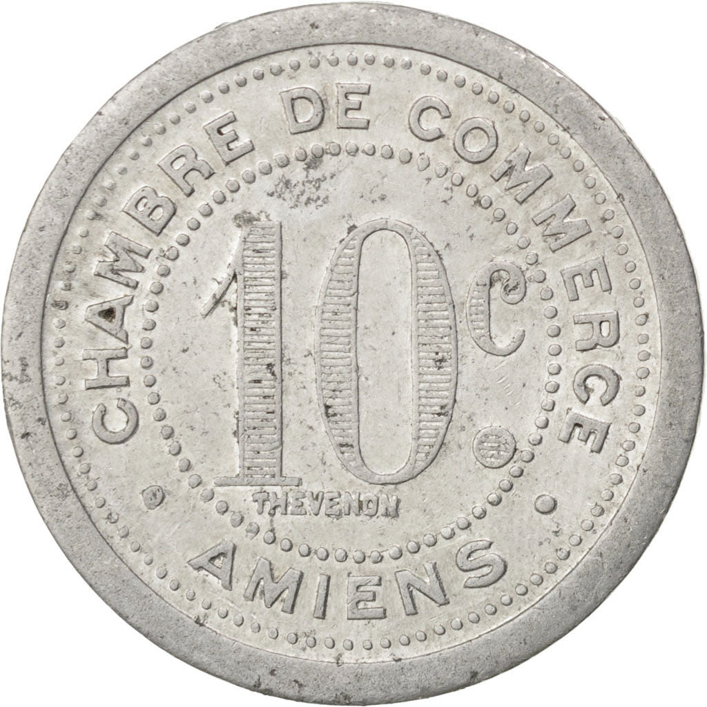 Amiens, Chambre de commerce, 10 Centimes 1921, Elie 10.4