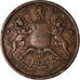 Moneta, INDIA - BRITANNICA, 1/2 Anna, 1835, BB, Rame, KM:447.1