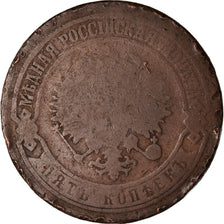 Münze, Russland, Nicholas II, 5 Kopeks, 1868, Ekaterinbourg, S, Kupfer, KM:12.2