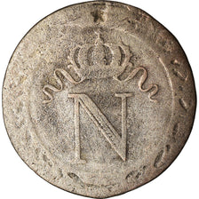 Moneta, Francja, Napoléon I, 10 Centimes, 1808, Strasbourg, VF(20-25), Bilon