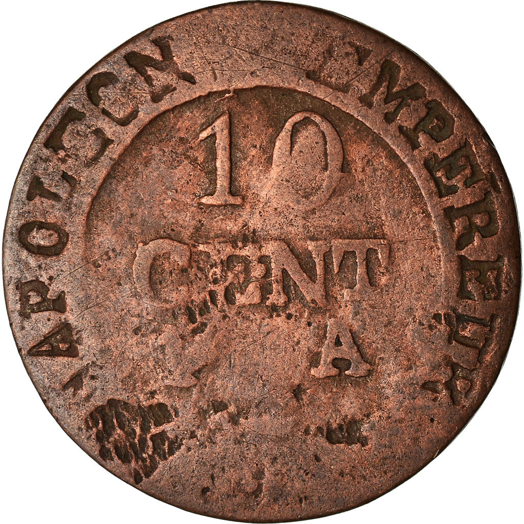 Moneta, Francja, Napoléon I, 10 Centimes, Paris, Contemporary forgery