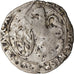Moneta, Hiszpania niderlandzka, BRABANT, Escalin, 1644, Antwerp, VF(20-25)