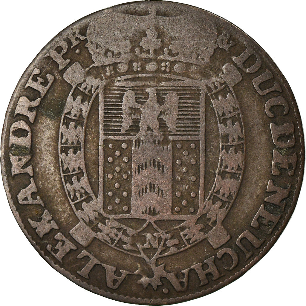 Moneta, CANTONI SVIZZERI, NEUCHATEL, 1/2 Batzen, 1807, Bern, MB+, Biglione