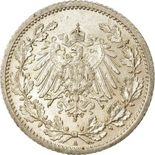 Moneta, GERMANIA - IMPERO, 1/2 Mark, 1912, Berlin, SPL, Argento, KM:17
