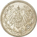 Moneta, GERMANIA - IMPERO, 1/2 Mark, 1912, Berlin, SPL, Argento, KM:17