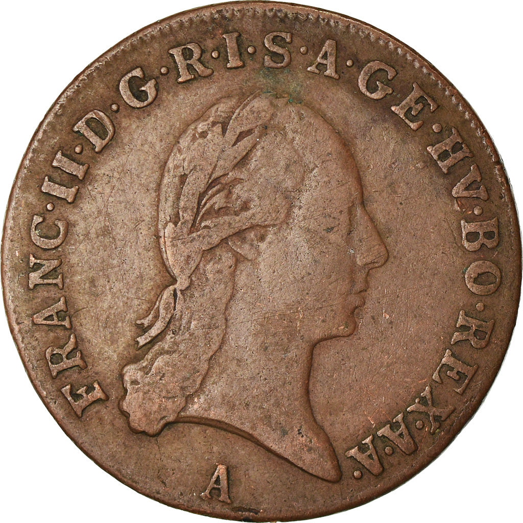 Monnaie, Autriche, Franz II (I), Kreuzer, 1800, Vienne, TB+, Billon, KM:2111