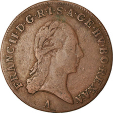 Monnaie, Autriche, Franz II (I), Kreuzer, 1800, Vienne, TB+, Billon, KM:2111