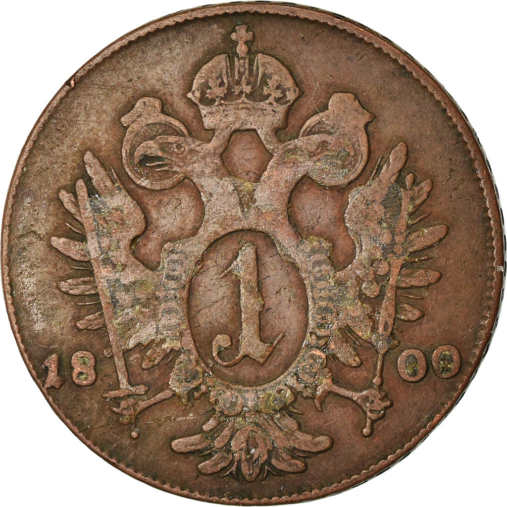 Monnaie, Autriche, Franz II (I), Kreuzer, 1800, Vienne, TB+, Billon, KM:2111