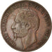 Moneta, Svezia, Oscar I, 5 Öre, 1858, BB, Bronzo, KM:690