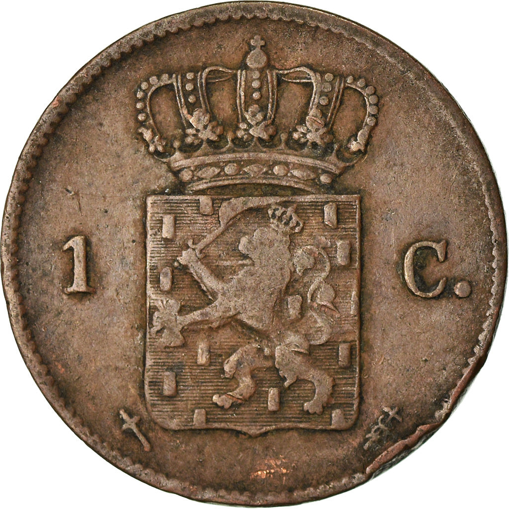 Moneta, Paesi Bassi, William III, Cent, 1870, MB+, Rame, KM:100