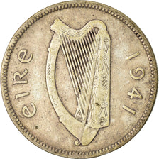 Münze, IRELAND REPUBLIC, Shilling, 1941, SS, Silber, KM:14