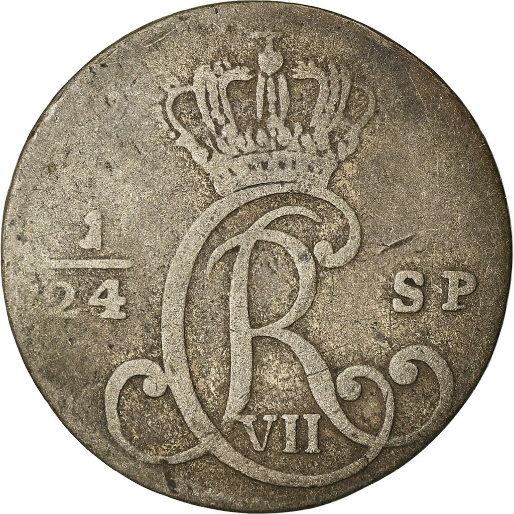 Coin, German States, SCHLESWIG-HOLSTEIN, Christian VII, 2-1/2 Schilling, 1/24