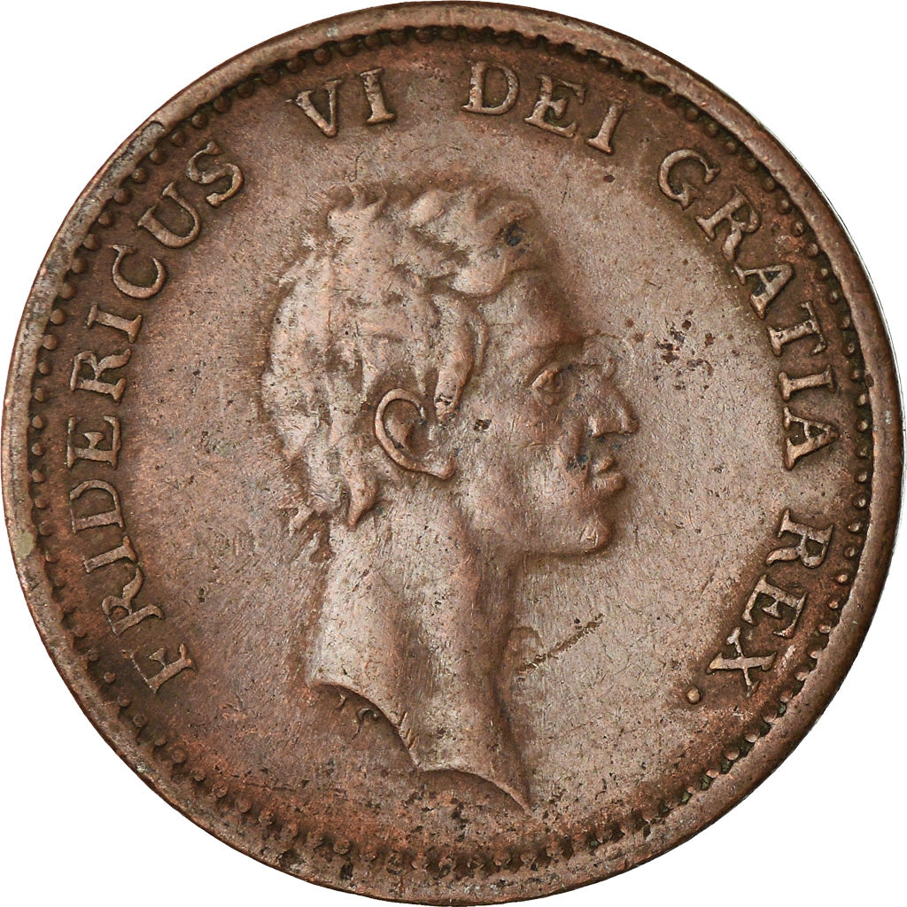 Münze, Dänemark, Frederik VI, Rigsbankskilling, 1813, Copenhagen, SS, Kupfer