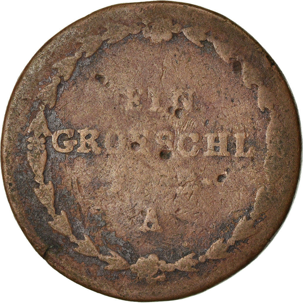 Monnaie, BOHEMIA, Josef II, Gr, 1782, Vienna, B+, Cuivre, KM:818