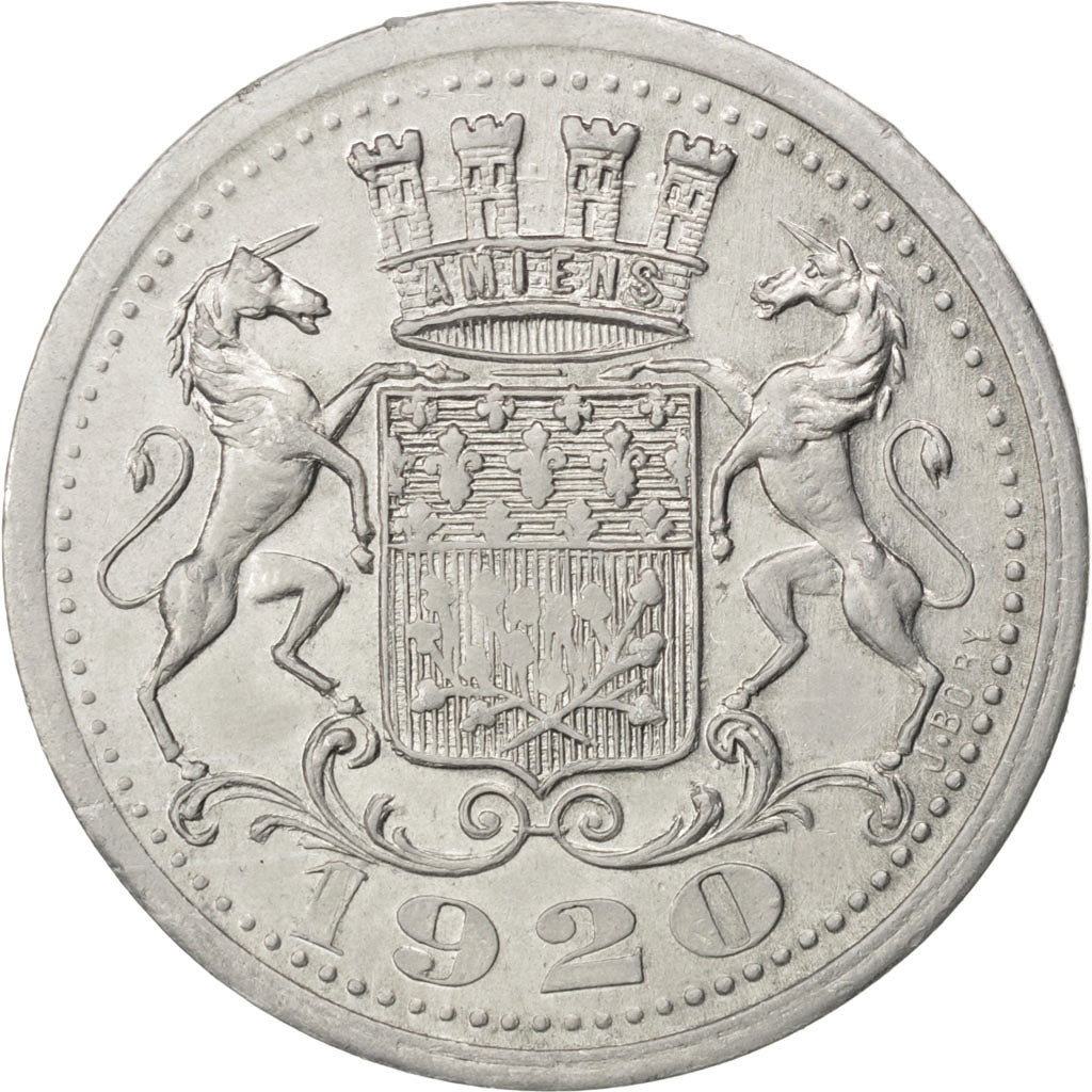 France, 25 Centimes, 1920, EF(40-45), Aluminium, Elie #10.2, 1.54