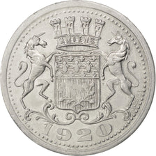 France, 25 Centimes, 1920, EF(40-45), Aluminium, Elie #10.2, 1.54