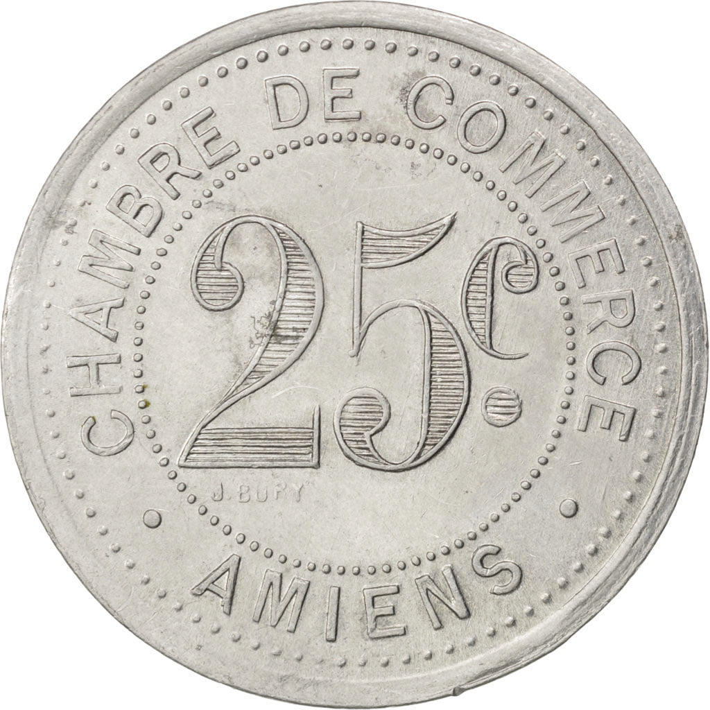 France, 25 Centimes, 1920, EF(40-45), Aluminium, Elie #10.2, 1.54