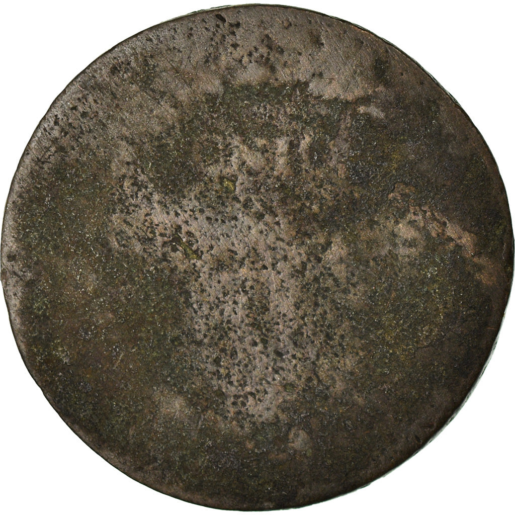 Moneda, Francia, Dupré, 5 Centimes, error 