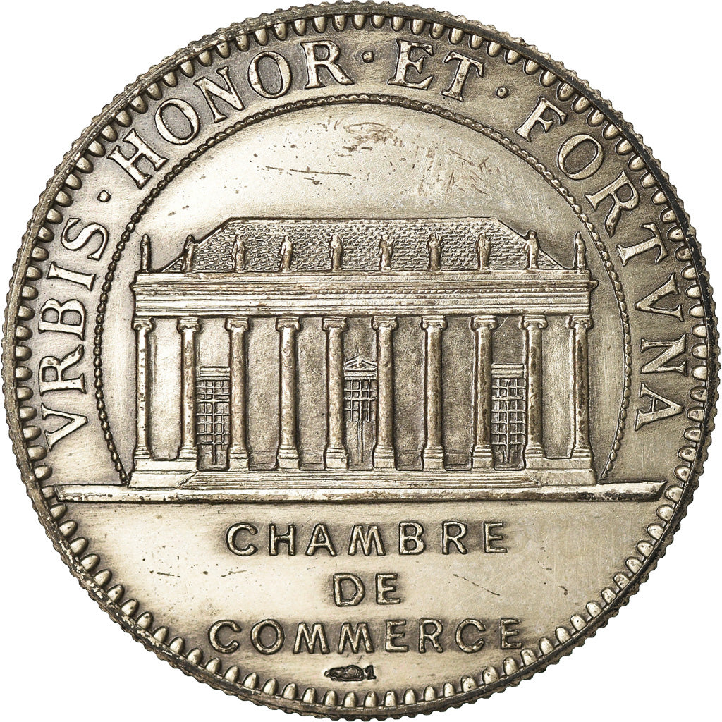 France, Jeton, Chamber of Commerce, Chambre de Commerce de Nantes, TTB+, Argent