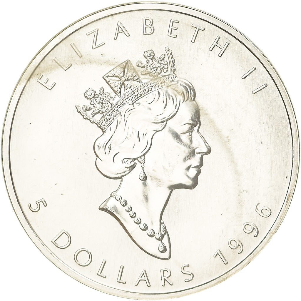 Münze, Kanada, Elizabeth II, 5 Dollars, 1996, Royal Canadian Mint, Ottawa