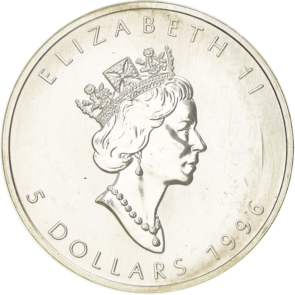 Münze, Kanada, Elizabeth II, 5 Dollars, 1996, Royal Canadian Mint, Ottawa