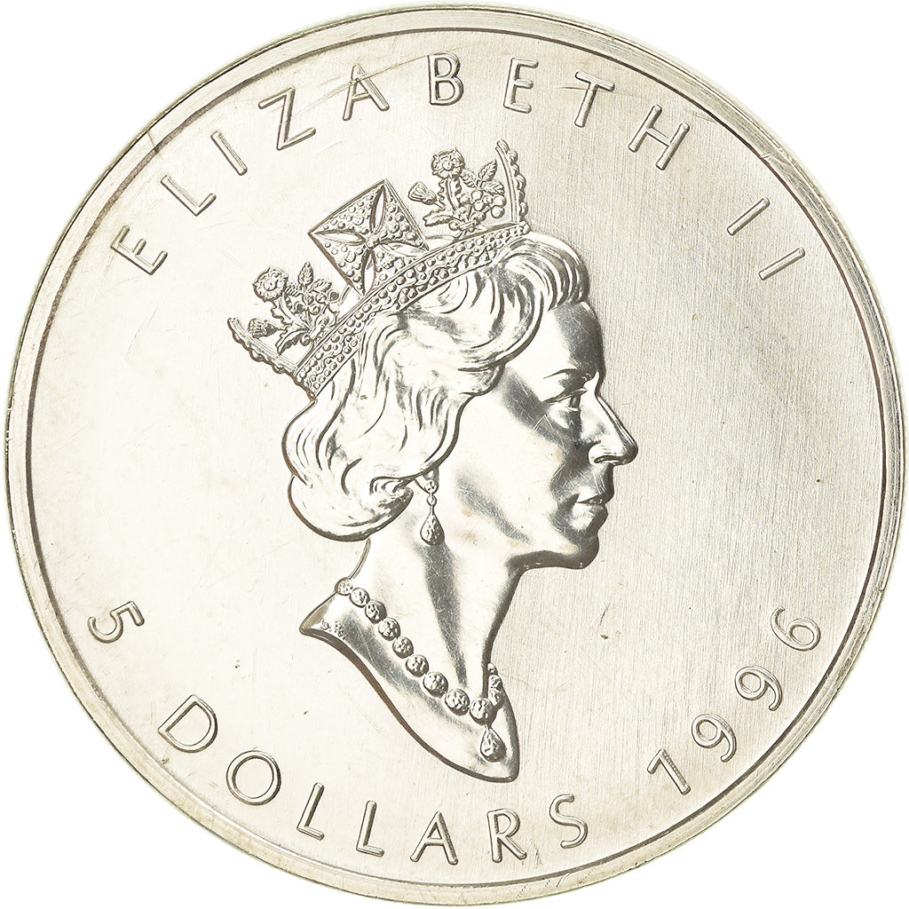 Coin, Canada, Elizabeth II, 5 Dollars, 1996, Royal Canadian Mint, Ottawa