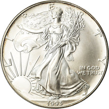 Moneta, Stati Uniti, Dollar, 1993, U.S. Mint, Philadelphia, SPL+, Argento
