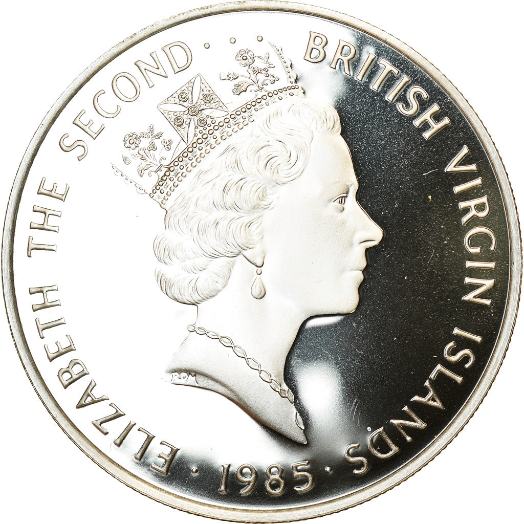 Münze, BRITISH VIRGIN ISLANDS, Elizabeth II, 20 Dollars, 1985, Franklin Mint