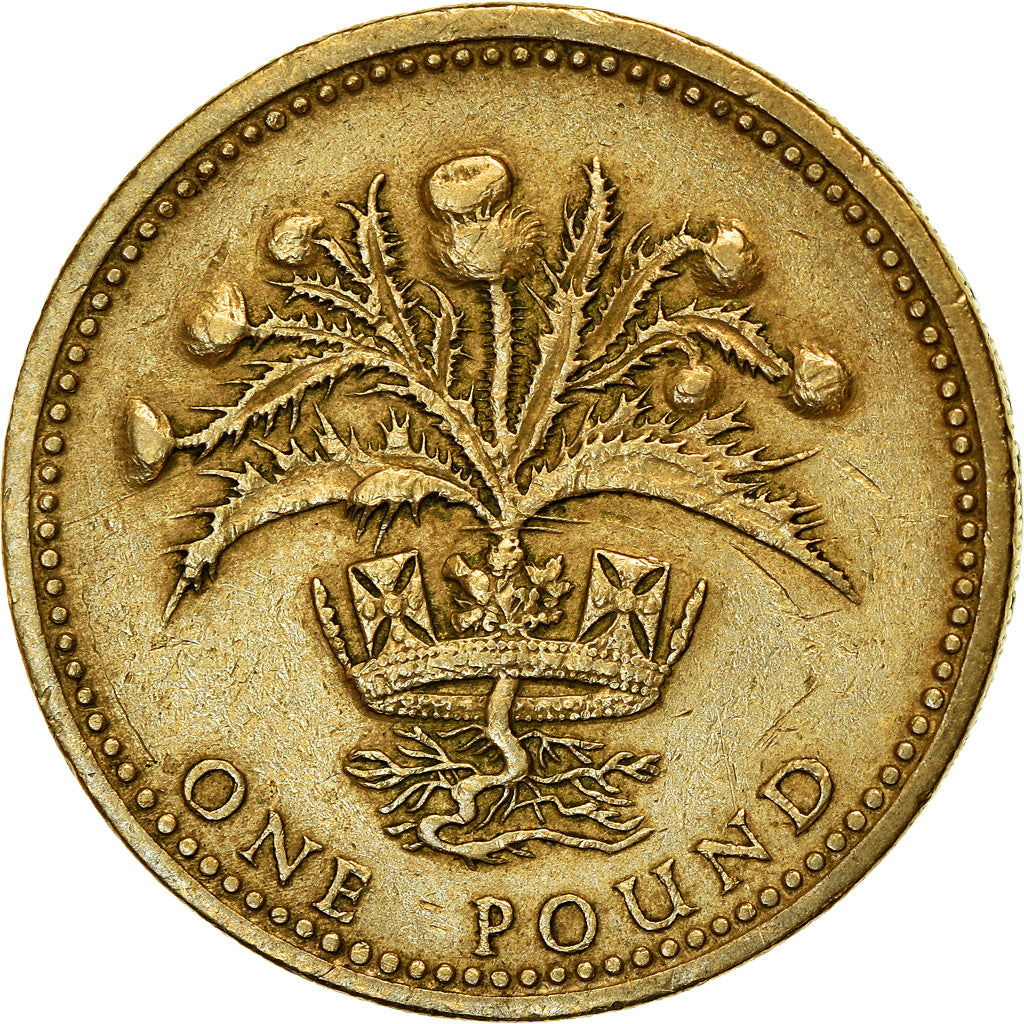 Monnaie, Grande-Bretagne, Elizabeth II, Pound, 1984, TTB, Nickel-brass, KM:934