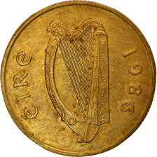 Monnaie, IRELAND REPUBLIC, 20 Pence, 1986, SUP, Nickel-Bronze, KM:25