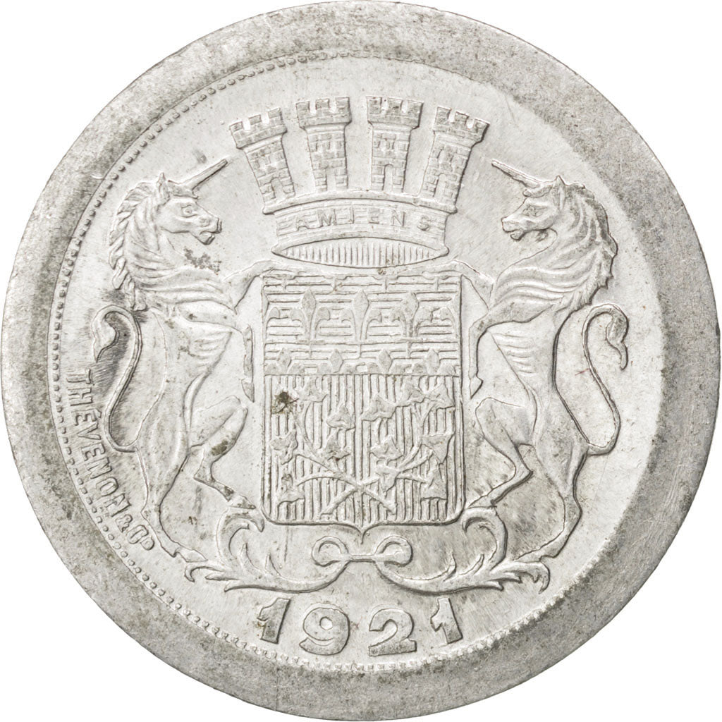 Coin, France, 25 Centimes, 1921, AU(50-53), Aluminium, Elie:10.5