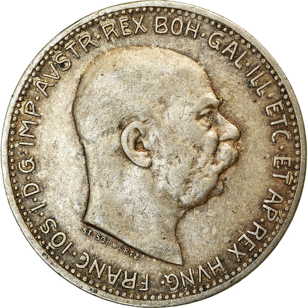 Monnaie, Autriche, Franz Joseph I, Corona, 1914, TTB+, Argent, KM:2820
