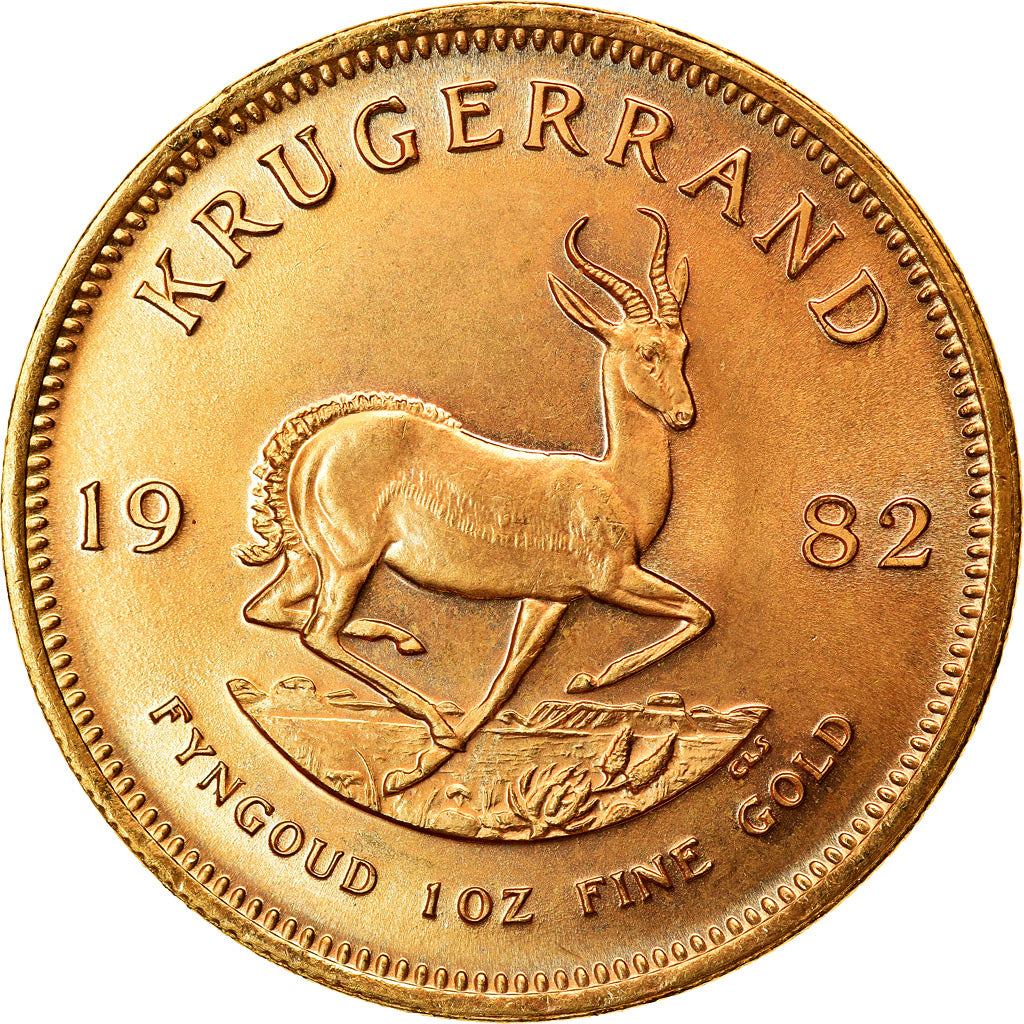 Moneta, Południowa Afryka, Krugerrand, 1982, MS(65-70), Złoto, KM:73