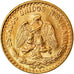 Moneta, Messico, 2 Pesos, 1945, Mexico City, SPL, Oro, KM:461