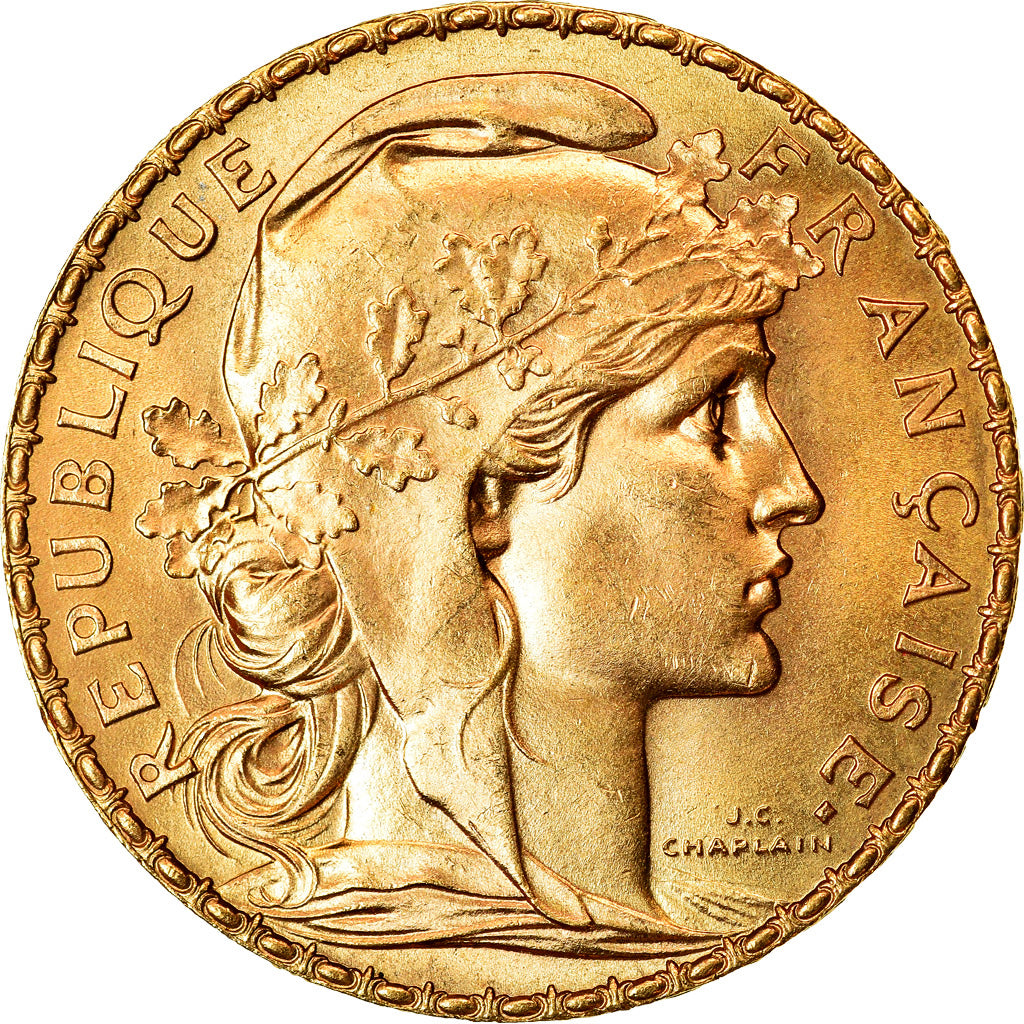Monnaie, France, Marianne, 20 Francs, 1910, Paris, SPL+, Or, Gadoury:1064a