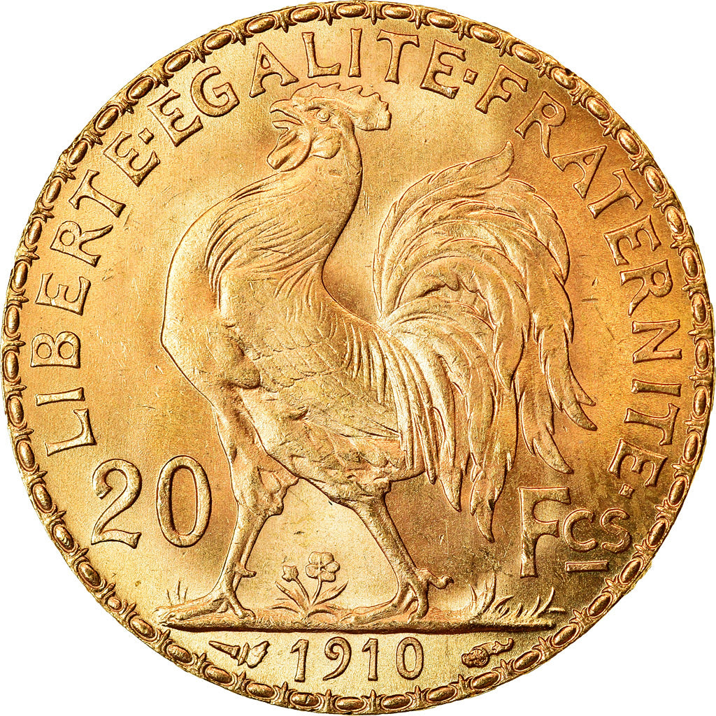 Monnaie, France, Marianne, 20 Francs, 1910, Paris, SPL+, Or, Gadoury:1064a