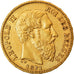 Coin, Belgium, Leopold II, 20 Francs, 20 Frank, 1871, AU(55-58), Gold, KM:37