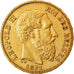 Münze, Belgien, Leopold II, 20 Francs, 20 Frank, 1871, VZ, Gold, KM:37