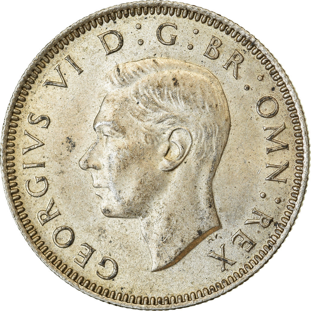 Monnaie, Grande-Bretagne, George VI, Shilling, 1944, TTB+, Argent, KM:854