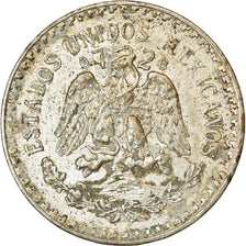 Moneda, México, Peso, 1932, Mexico City, MBC+, Plata, KM:455