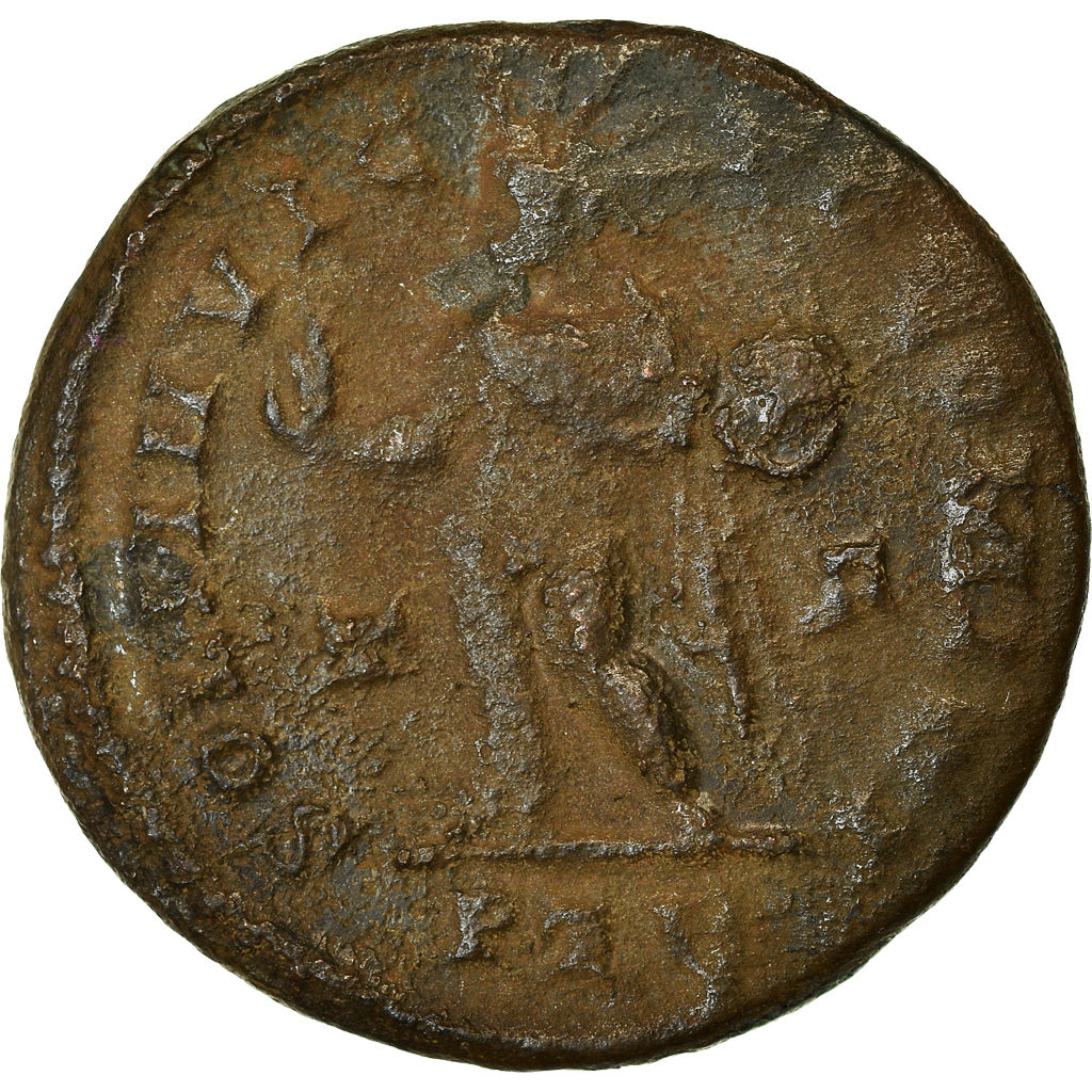 Moeda, Constantine I, Follis, AD 310-313, Trier, VF(20-25), Bronze, RIC:873