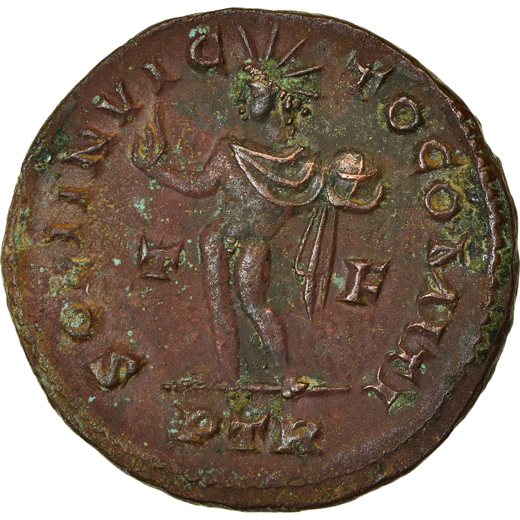 Moeda, Constantine I, Follis, AD 310-313, Trier, VF(30-35), Bronze, RIC:873