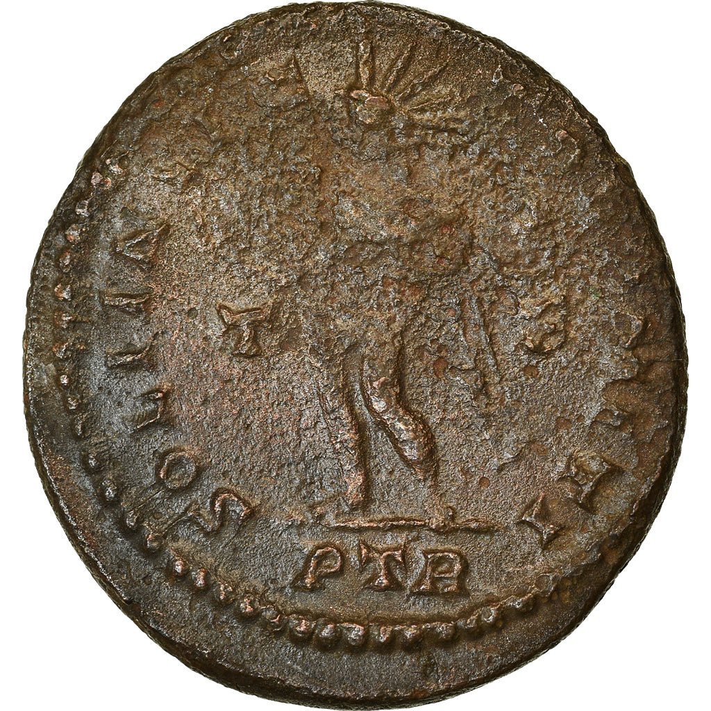 Moeda, Constantine I, Follis, AD 310-313, Trier, VF(20-25), Bronze, RIC:873