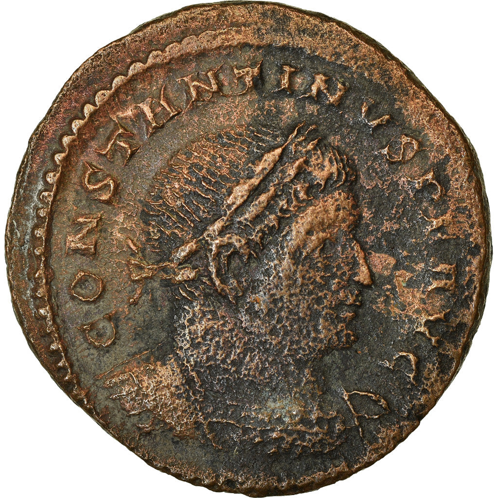 Münze, Constantine I, Follis, AD 310-313, Trier, SS, Bronze, RIC:873